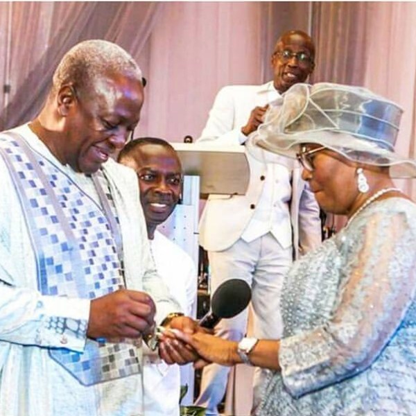 Mahama renews his marriage vows