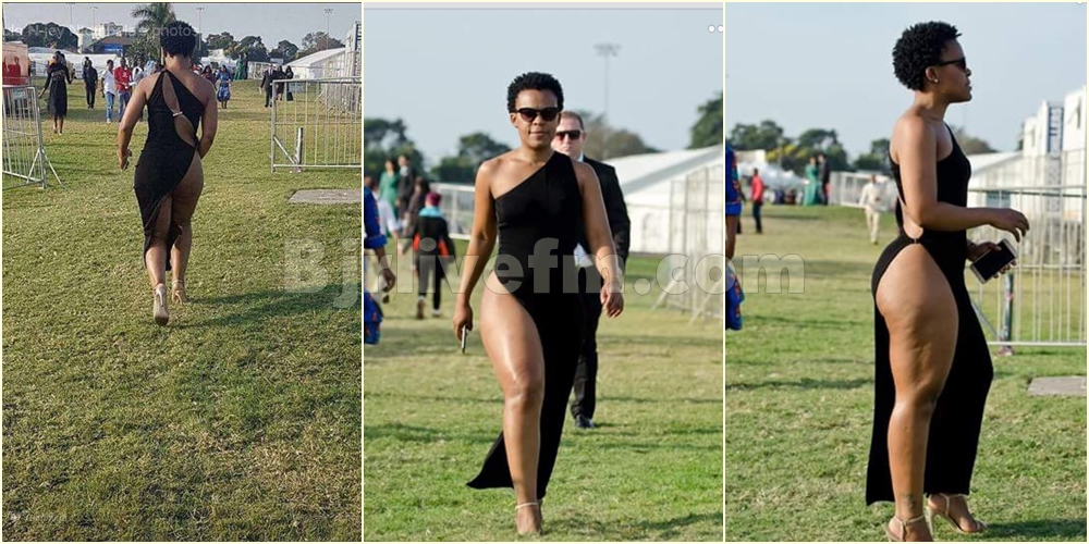 South Africa's Dancer Zodwa Wabantu's Outfit Doesn't Include Underwear