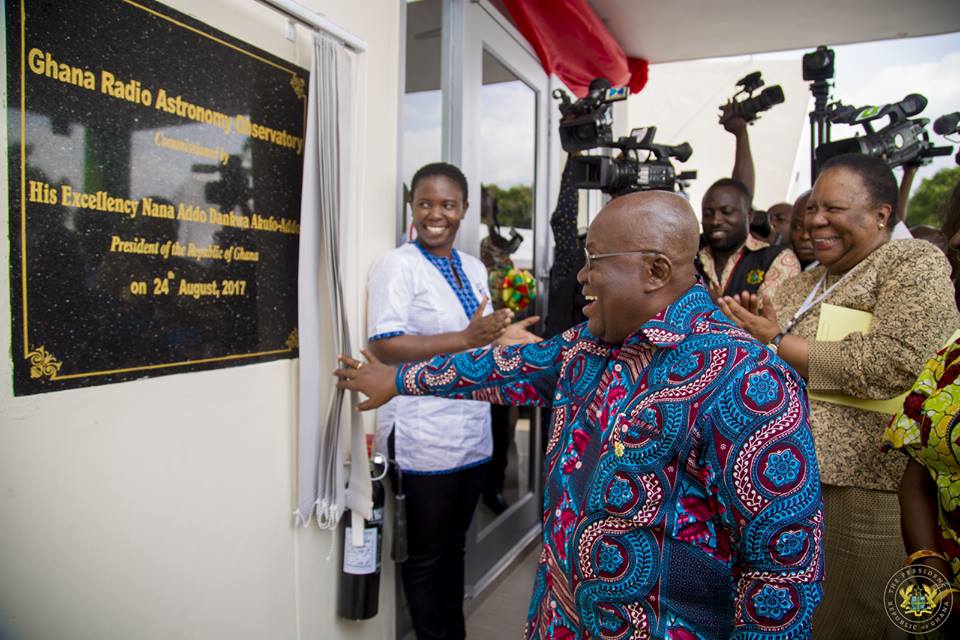 Akufo-Addo Launches Ghana Radio Astronomy Observatory (Photos)