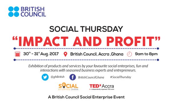 British Council Ghana announces ‘Social Thursday’ event