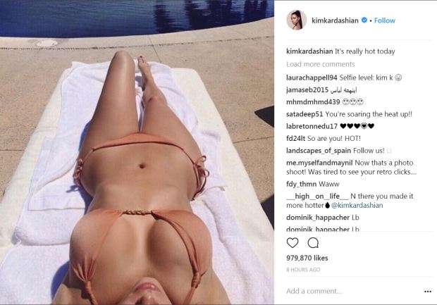 Kim Kardashian tried to fool fans with a 2014 hot bikini selfie