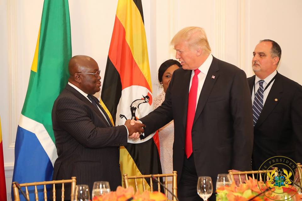 Photo of the day! Akufo-Addo meets Donald Trump