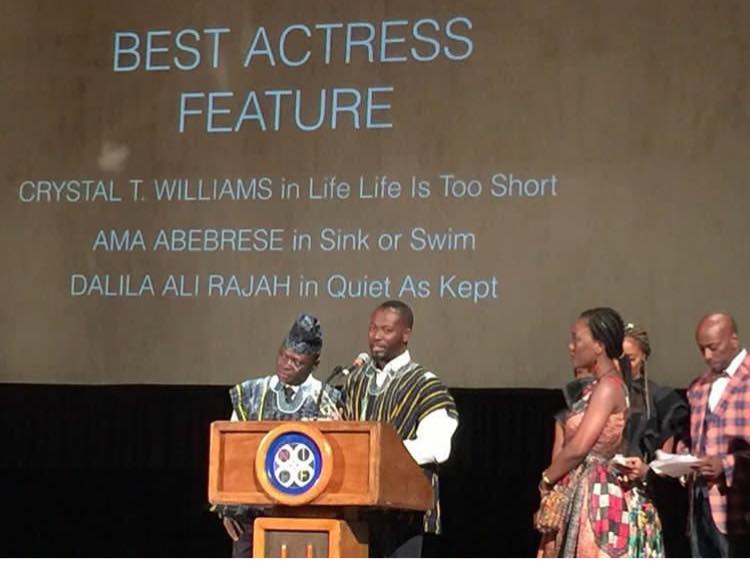 Ama K. Abebrese wins best actress at Newark International Film Festival