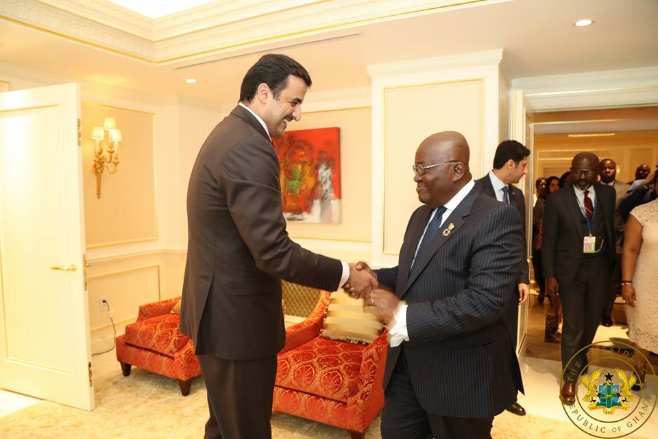 Photo of the day! Akufo-Addo meets Donald Trump