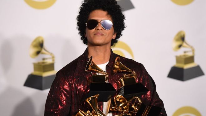 Grammys 2018: Bruno Mars and the key winners