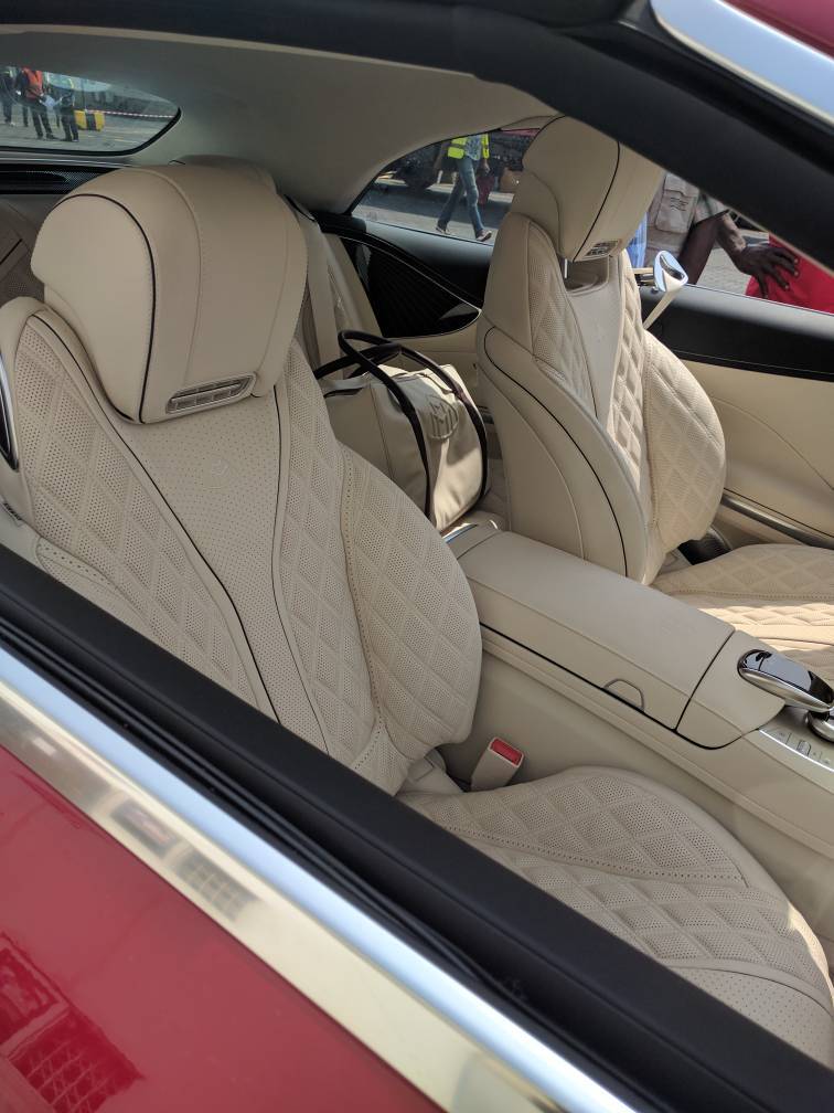 Osei Kwame Despite Walks 2018 With Mercedes-Maybach S 650 Cabriolet