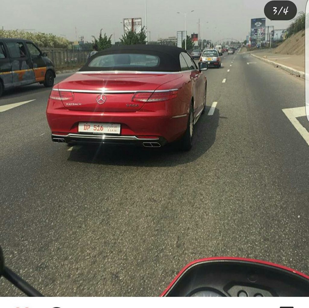Osei Kwame Despite Walks 2018 With Mercedes-Maybach S 650 Cabriolet