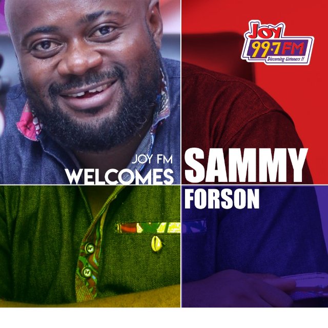 Sammy Forson quits Live FM, replaces Lexis Bill at Joy FM