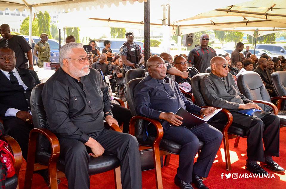Bawumia, VCRAC Crabbe, Rawlings, Others attend K.B. Asante's burial