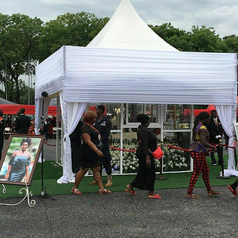 Ebony's funeral attracts high profile personalities, colleague musicians, others