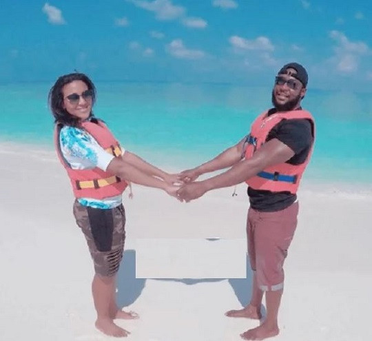 Fatima Dangote and husband spending their honeymoon on an island
