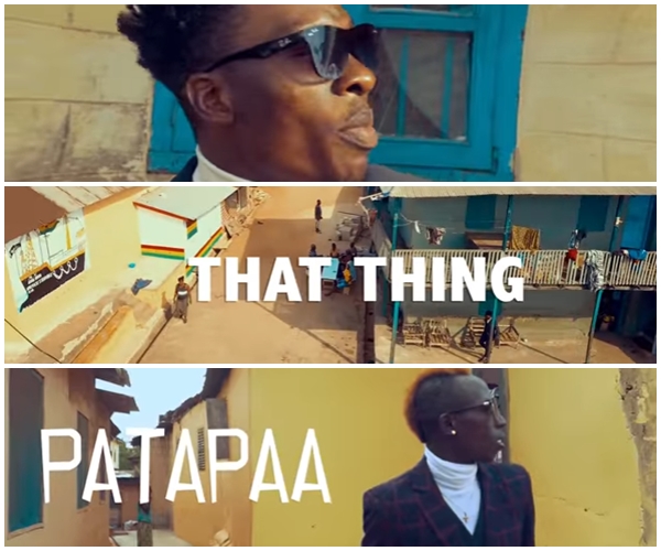 Article Wan, Patapaa embraces gaudy creativity in "That Thing" music video