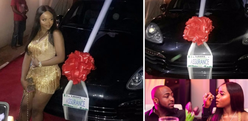 Davido Buys His Girlfriend N45M Porsche SUV As Birthday Gift