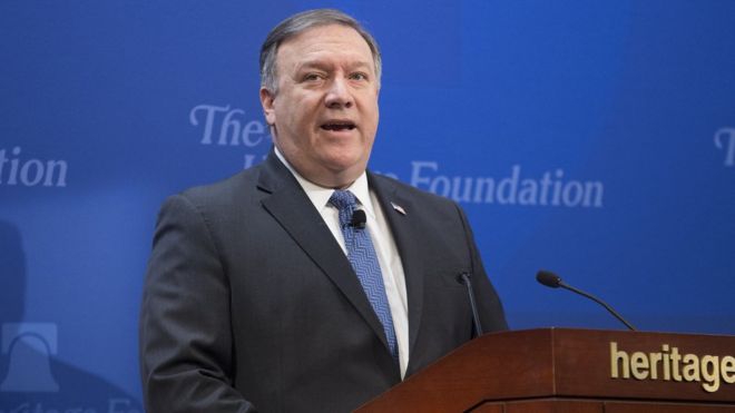US imposing 'strongest sanctions in history' on Iran - Pompeo