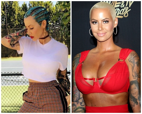 Amber Rose Debuts New Look, Shows Off Her Smaller Boobs