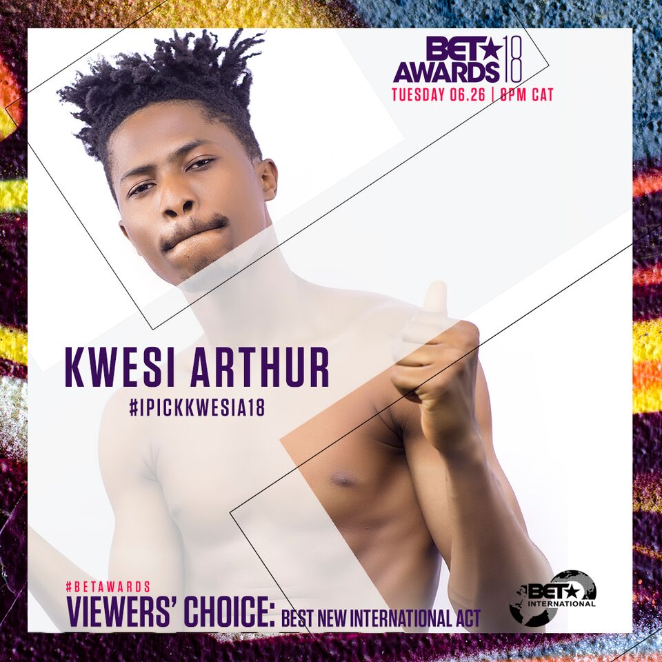 My BET nomination has united Ghana's music industry - Kwesi Arthur
